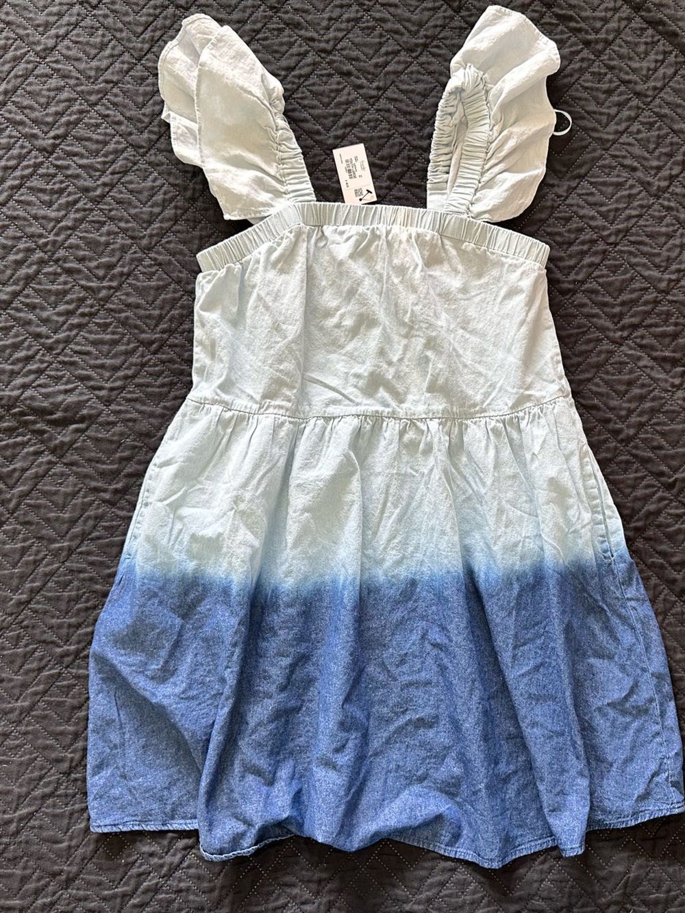 Francesca's Hello Franki Light Blue Sleeveless Top